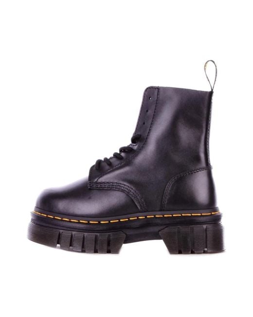 Dr. Martens Purple Lace-Up Boots