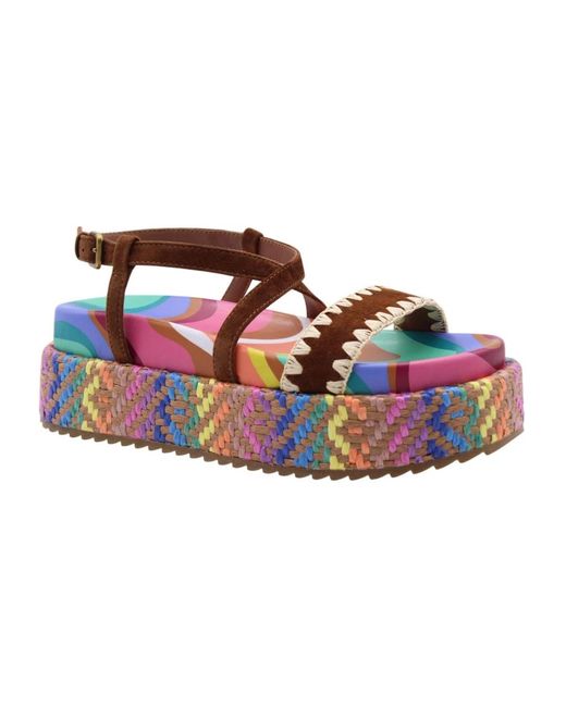 Kurt Geiger Blue Flat Sandals