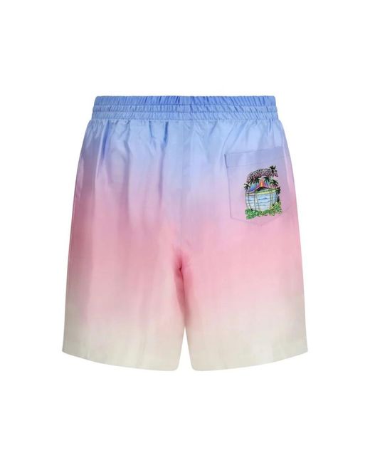 Casablanca Purple Casual Shorts for men