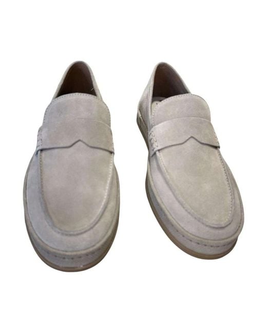 Hogan Gray Loafers for men