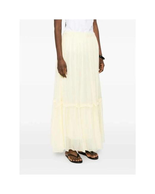SOLOTRE Natural Maxi Skirts