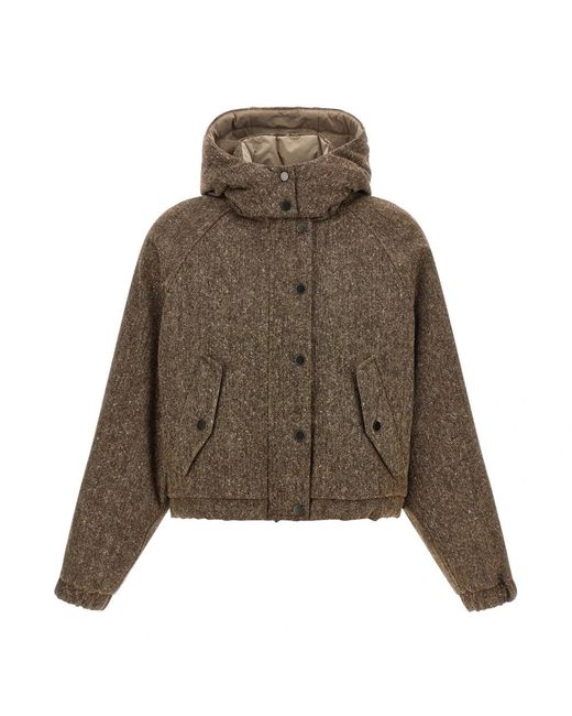Light Jackets Brunello Cucinelli de color Green