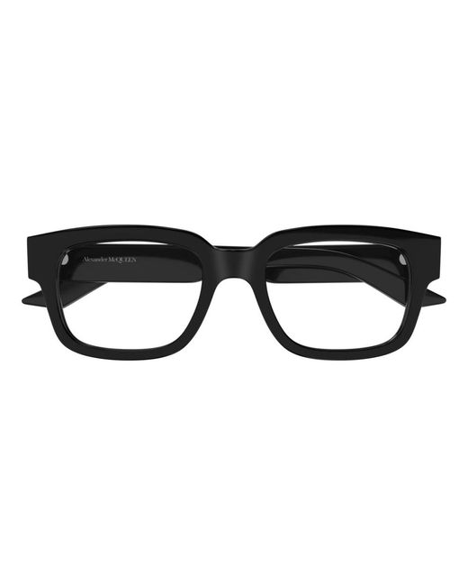 McQueen Black Glasses for men
