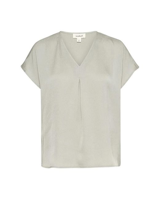 Soaked In Luxury White Blouses
