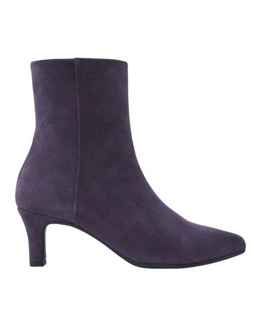Via Vai Purple Heeled Boots