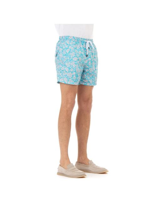 Barba Napoli Blue Beachwear for men