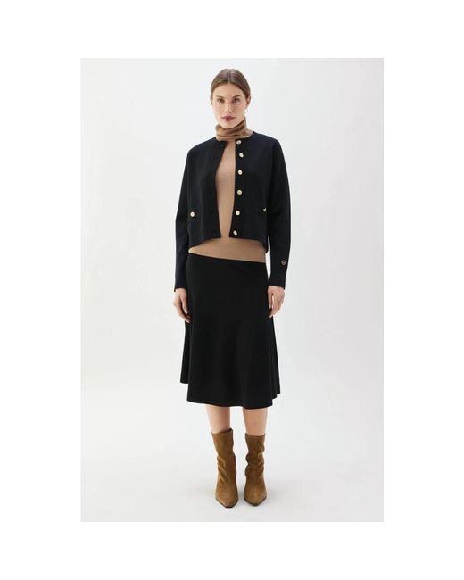 BUSNEL Truien & Vesten ,Zwart ,Wol Aria Cardigan in het Black