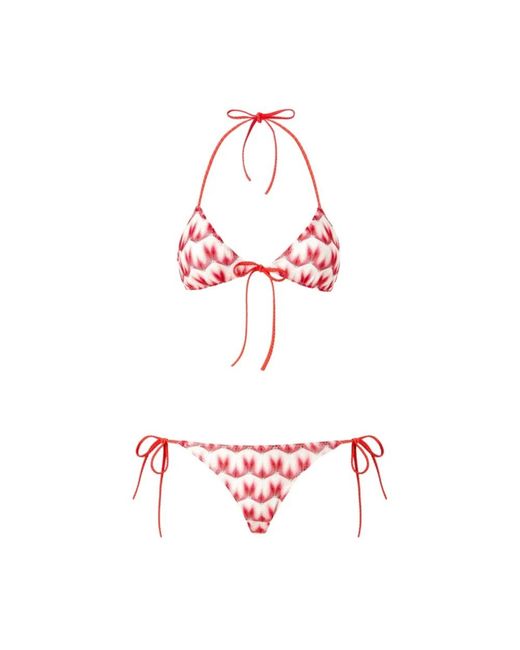 Missoni Red Bikinis