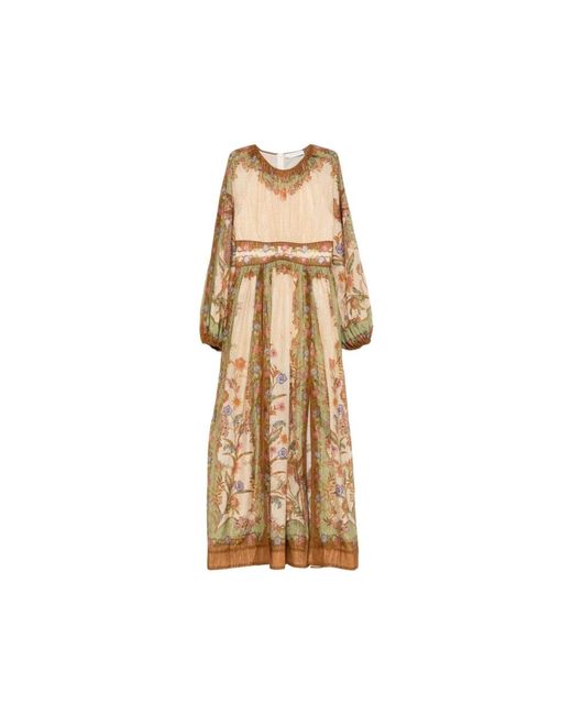 Maxi Dresses Zimmermann de color Natural