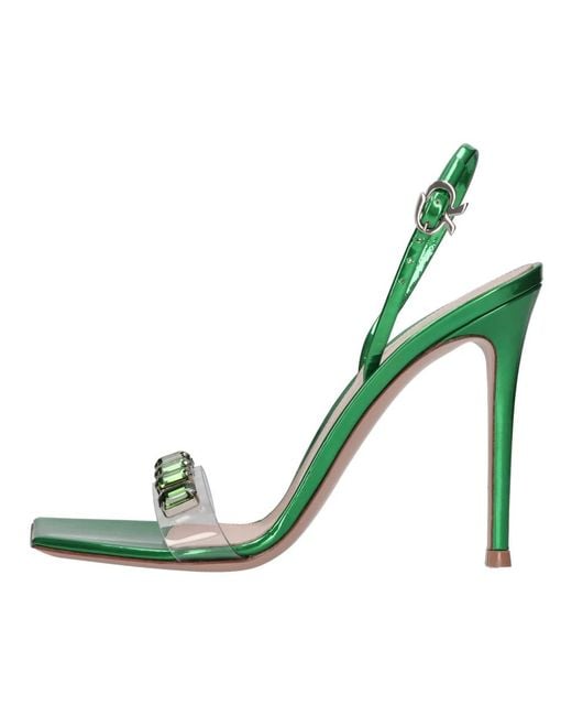 Gianvito Rossi Green Sandals