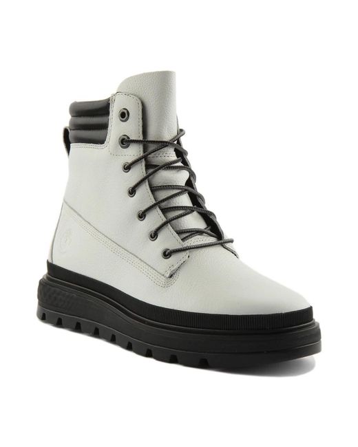 Timberland Black Lace-Up Boots