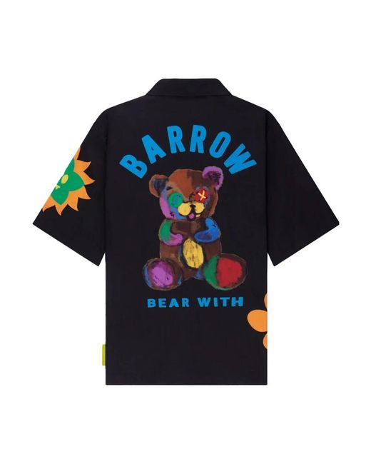 Short Sleeve Shirts di Barrow in Blue da Uomo