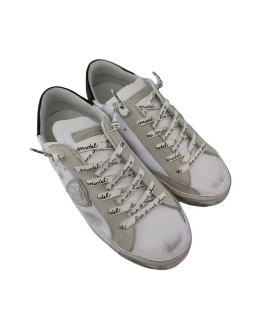 Philippe Model White Sneakers for men