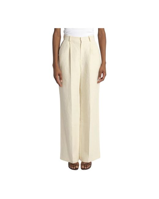 Vanessa Bruno Natural Wide Trousers