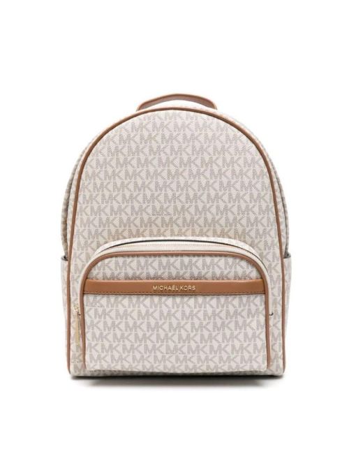 Michael Kors Gray Backpacks