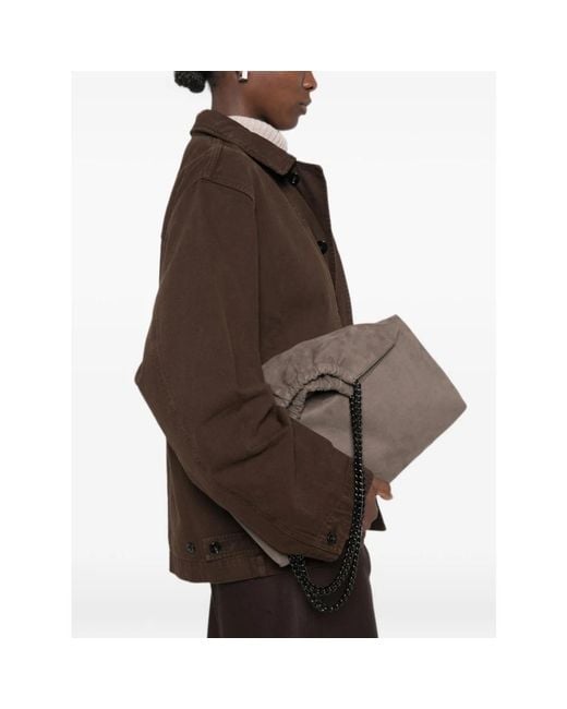 Stella McCartney Gray Bucket Bags