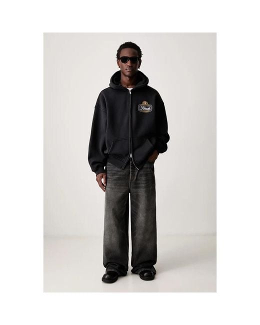 Rhude Zip-Throughs in het Black voor heren