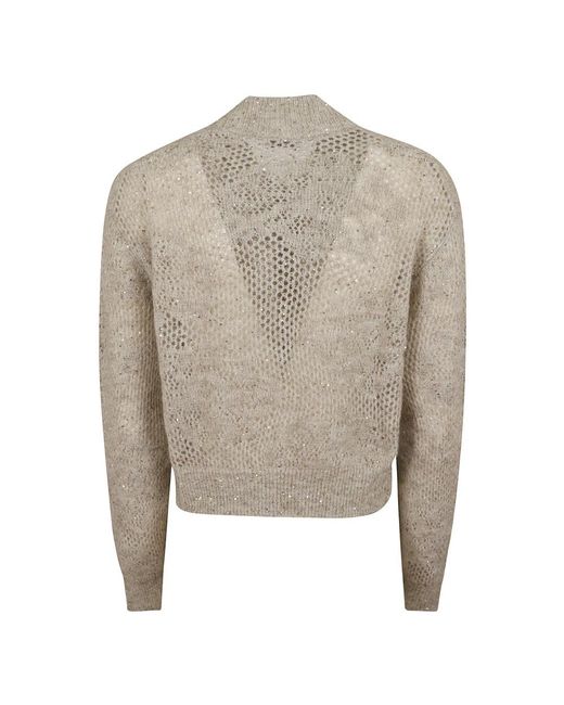 Cardigans Brunello Cucinelli de color Natural