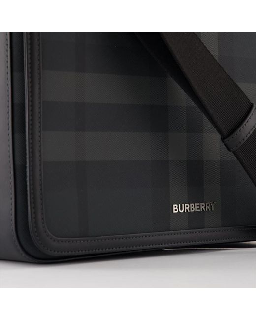 Burberry Vintage check messenger tasche in Black für Herren