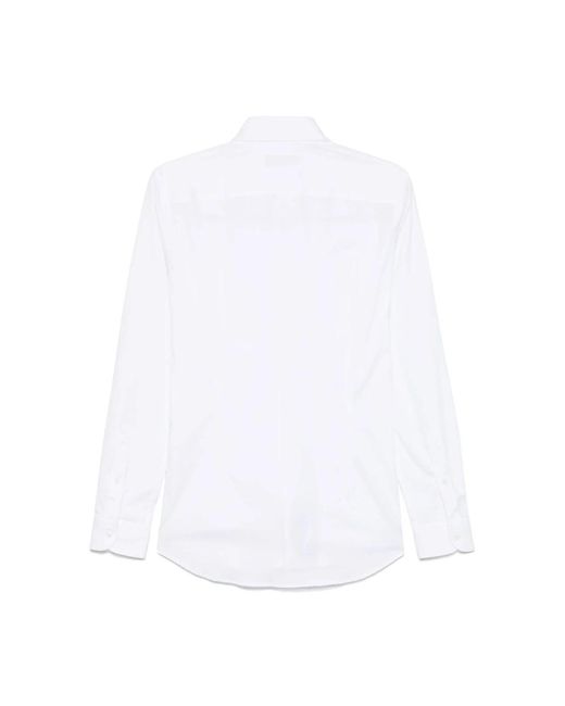 Fay White Formal Shirts for men