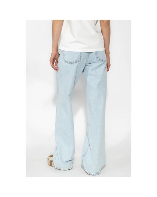 Jeans > wide jeans Anine Bing en coloris Blue