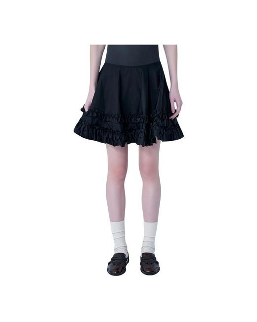 Ganni Blue Short Skirts