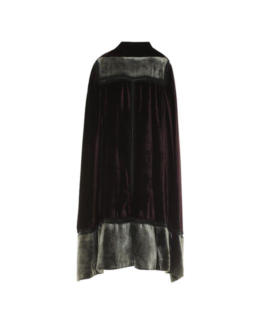 Capes di Alberta Ferretti in Black