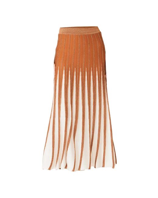 Skirts > midi skirts Jucca en coloris Orange