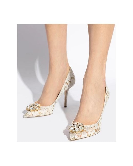 Dolce & Gabbana White Pumps