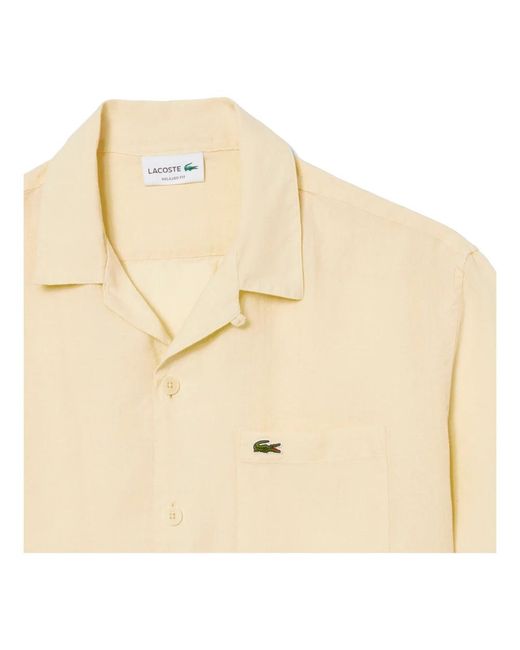 Lacoste Natural Short Sleeve Shirts for men