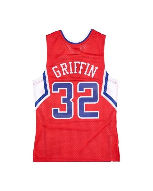Mitchell & Ness Fitness ,Rood ,Polyester Blake Griffin Nba Swingman Jersey in het Red voor heren
