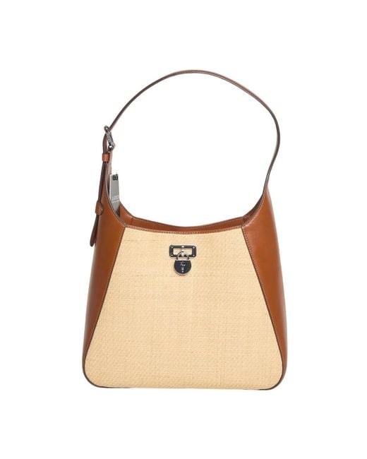 Ralph Lauren Natural Shoulder Bags