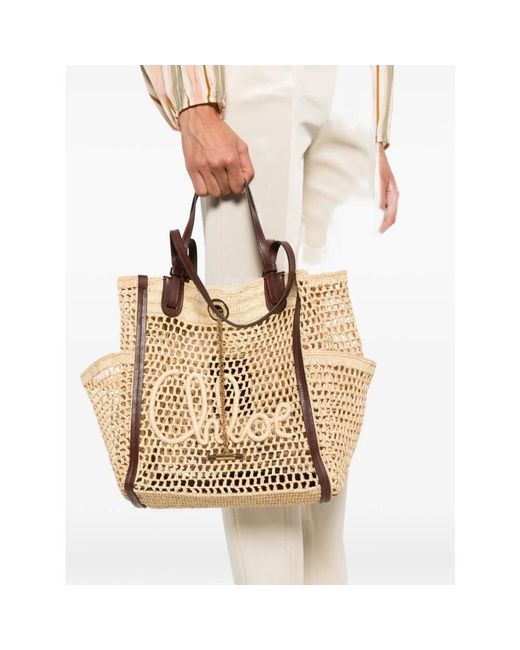 Handbags di Chloé in Metallic