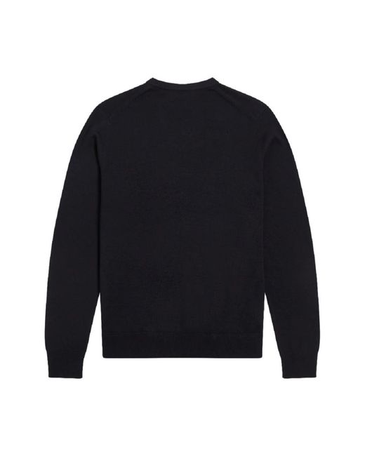 V-Neck Knitwear Fred Perry pour homme en coloris Blue