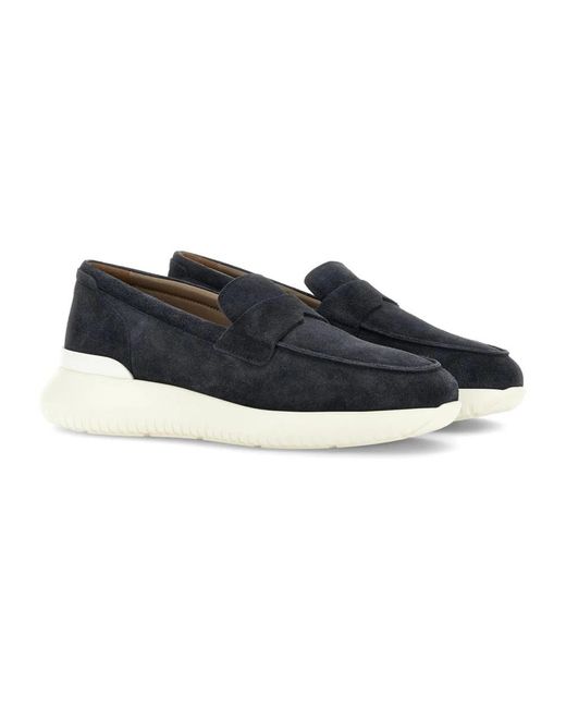 Hogan Blue Loafers for men