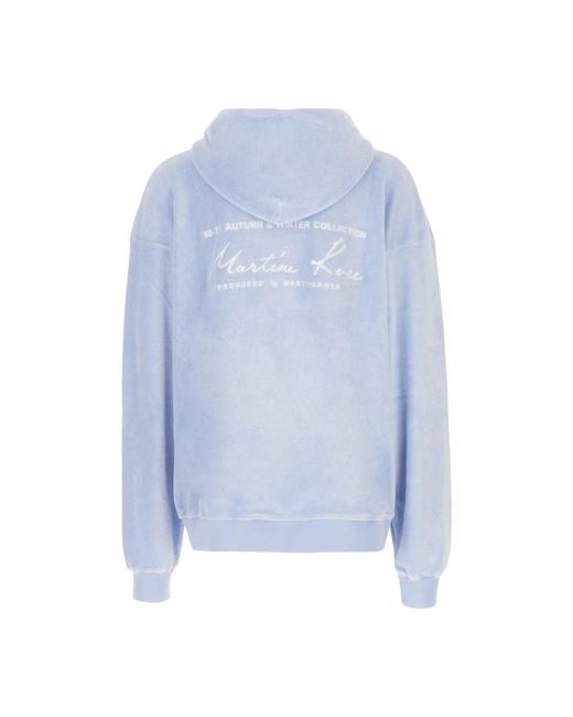 Hoodies Martine Rose de hombre de color Blue