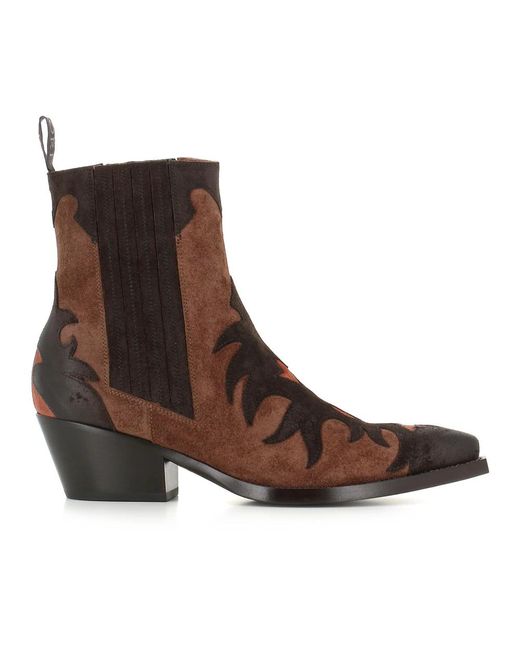 Cowboy Boots di Sartore in Brown
