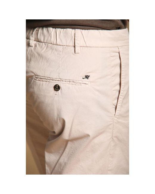 Mason's City String Chino Bermuda Shorts in Pink für Herren