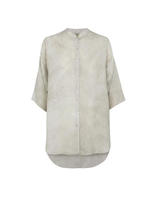 Cortana Gray Blouses