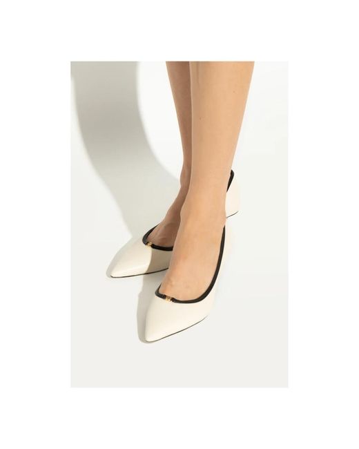 Pumps Tory Burch de color White