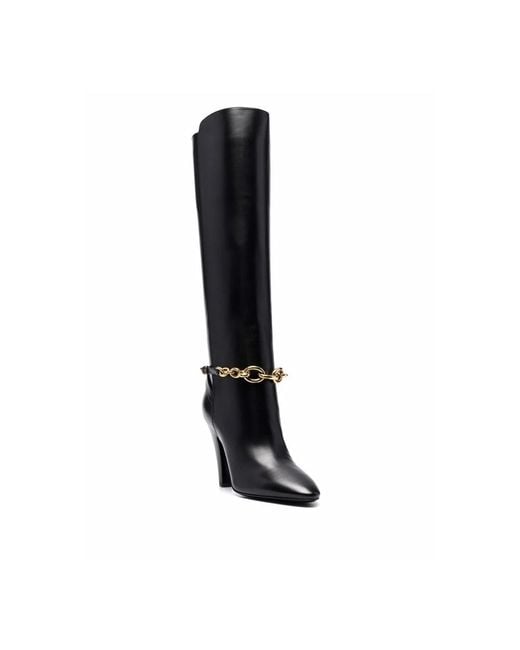Saint Laurent Black High Boots