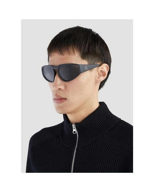 Moncler Gray Sunglasses for men