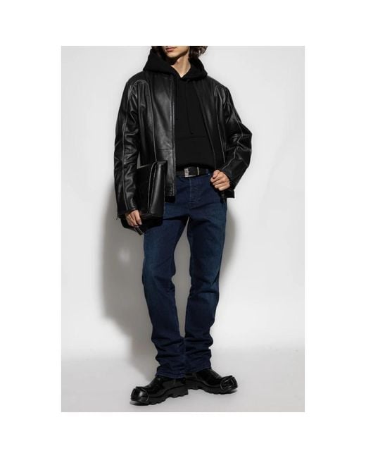 DIESEL Black Hoodies for men