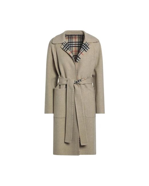 Burberry Natural Belted Coats