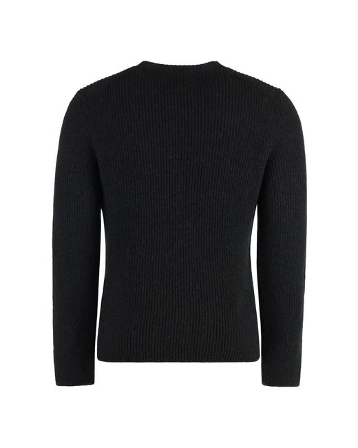 Malo Round-Neck Knitwear in het Black voor heren