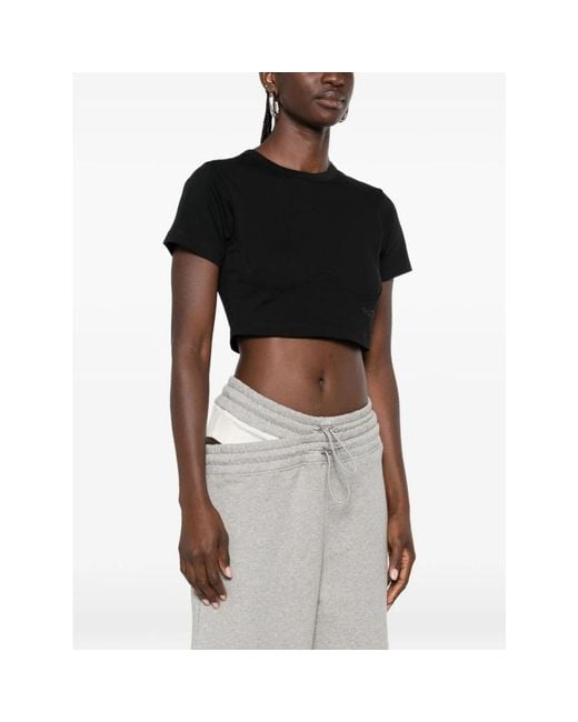 The Attico Black T-Shirts