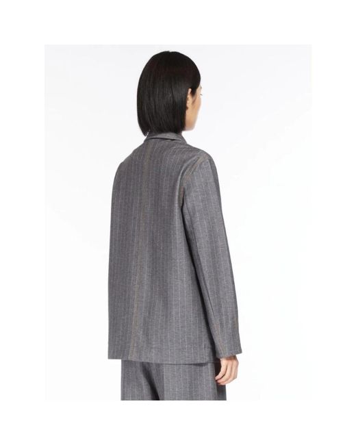 Max Mara Gray Blazers