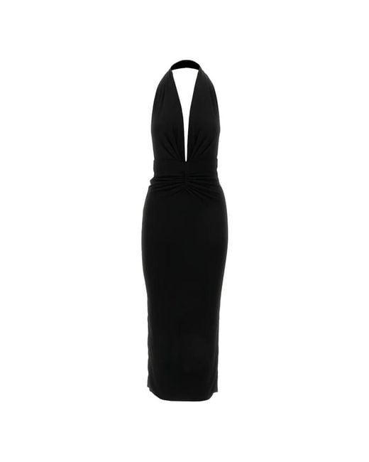 ANDAMANE Black Midi Dresses
