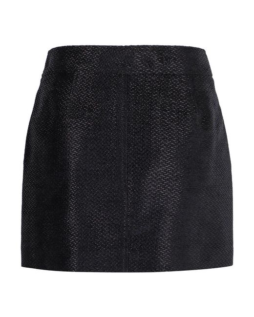 Tom Ford Rokken ,Zwart ,Katoen Zijden Viscose Gebreide Minirok in het Black