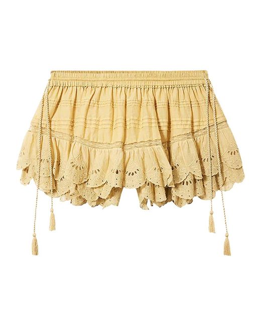 Isabel Marant Natural Short Shorts